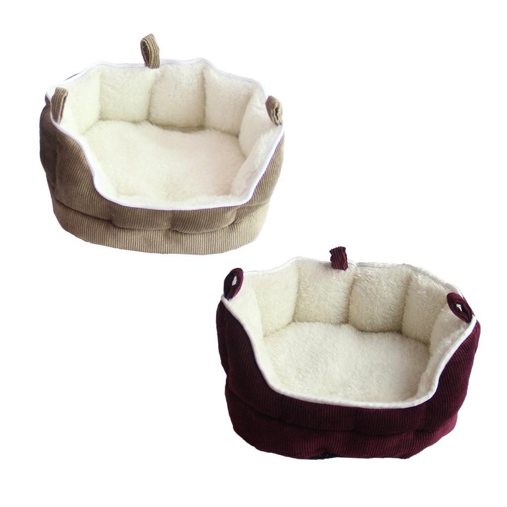 2Pcs Pet Rat Hamster Guinea Pig Chinchilla Bed Nest Warm Cave House