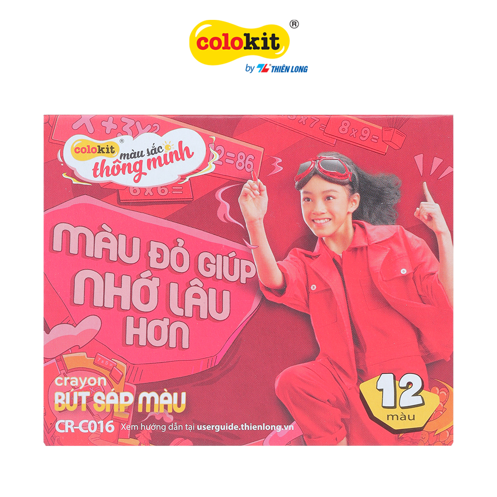 Bút sáp màu Thiên Long Colokit CR-C016 - 12 màu