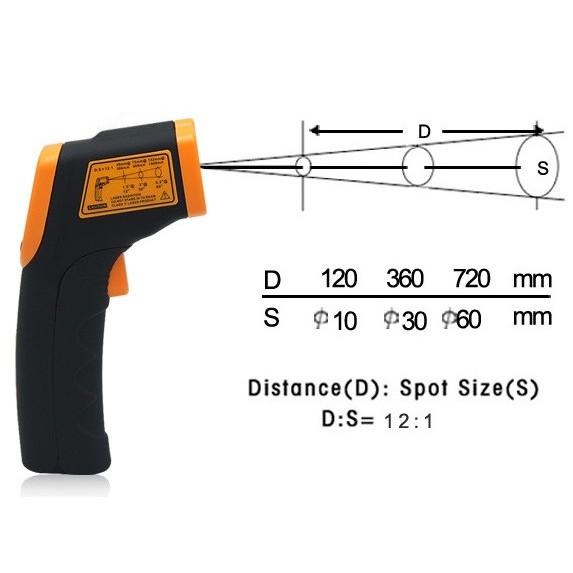 Máy Laser đo nhiệt độ từ xa AR320 giá siêu rẻ