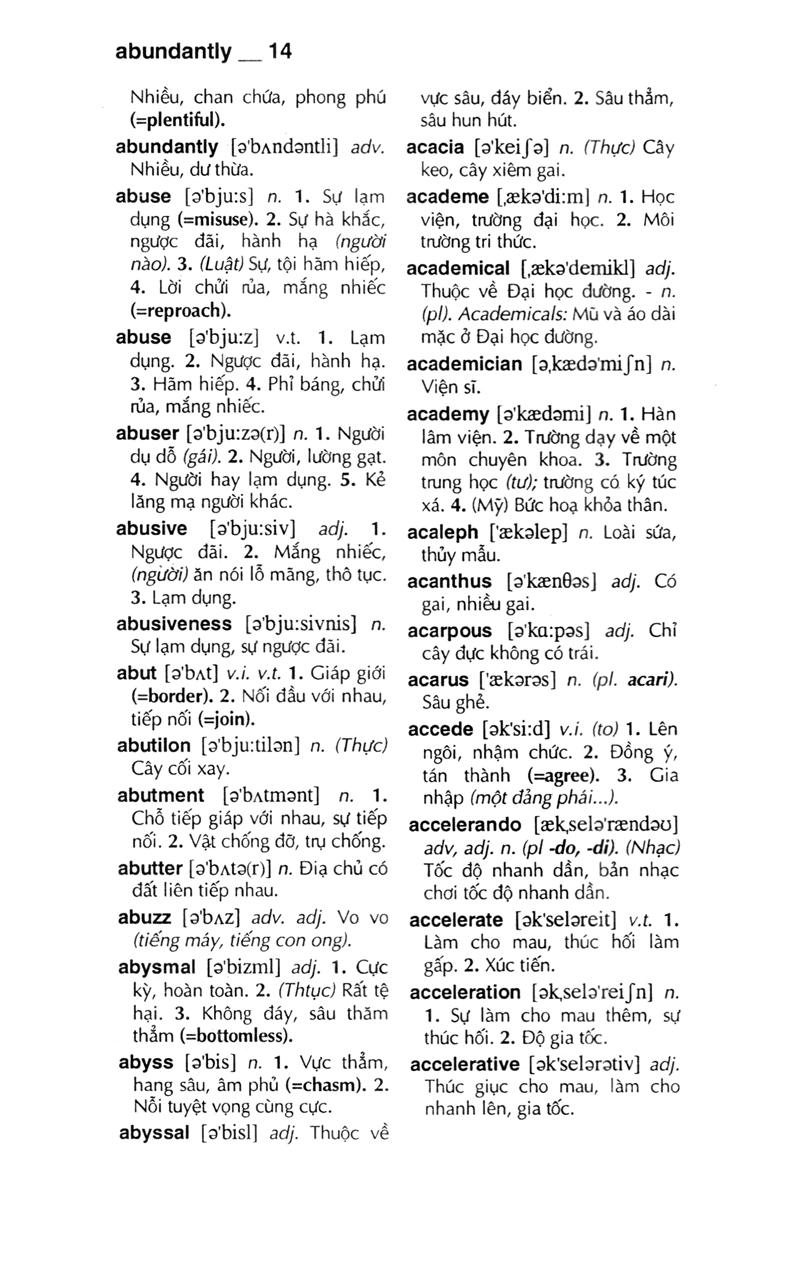Từ Điển Anh - Việt 340.000 Mục Từ Và Định Nghĩa (Tái Bản 2022) (Bìa Cứng)