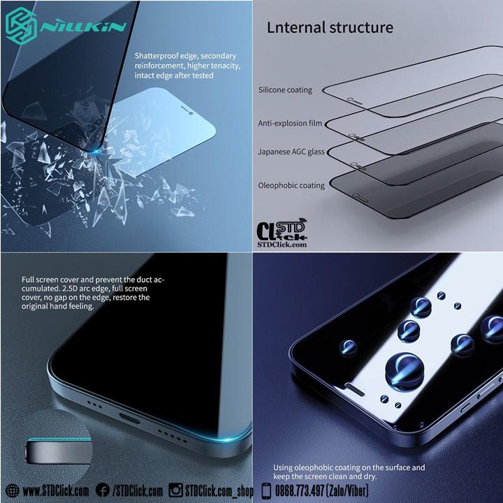 KÍNH CƯỜNG LỰC DÀNH CHO ĐIỆN THOẠI IPHONE 12 PRO MAX NILLKIN GUARDIAN CHỐNG NHÌN TRỘM