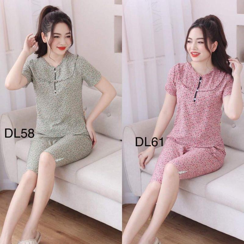Set đồ bộ vải đũi lạnh hàn cao cấp đẹp rẻ 4 màu