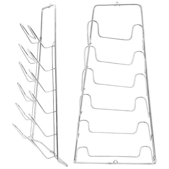 Giá treo vung nồi inox 6 tầng