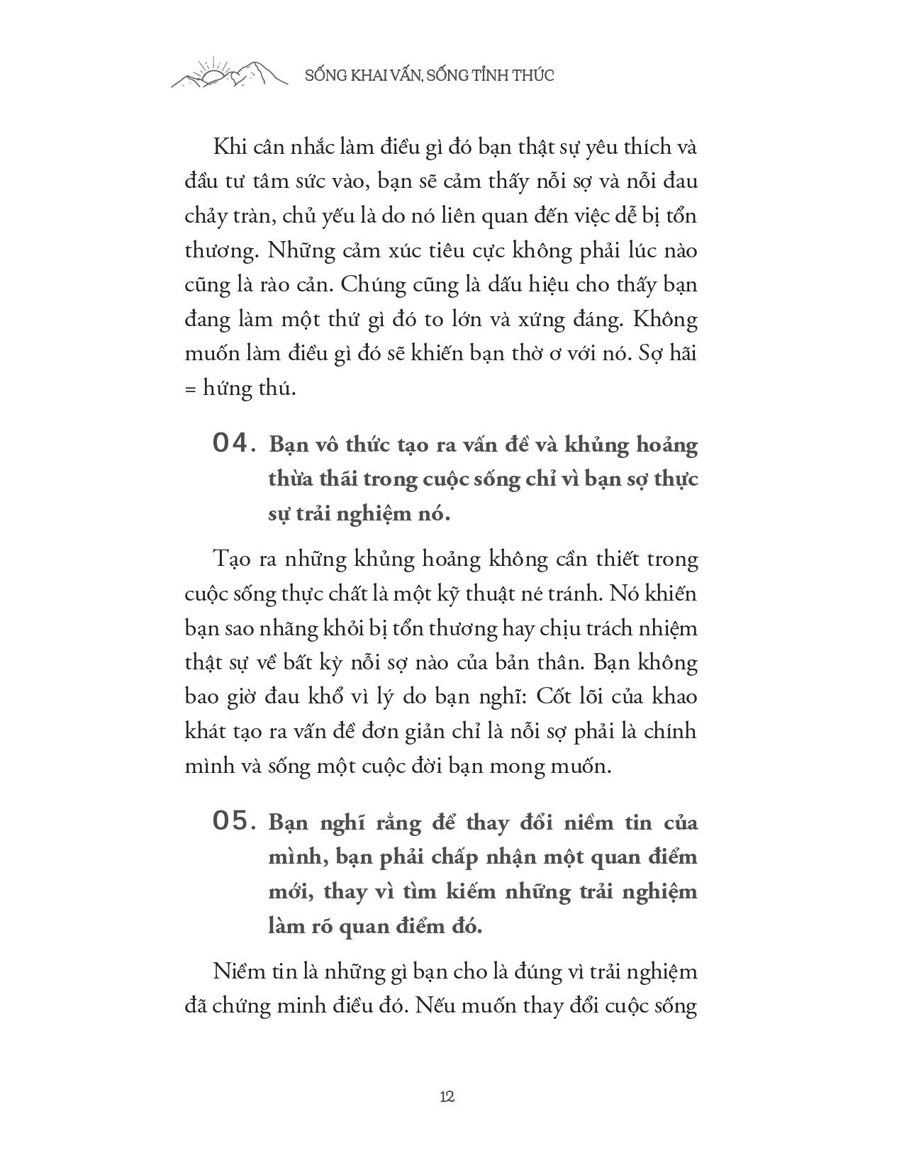 Sống Khai Vấn - Sống Tỉnh Thức