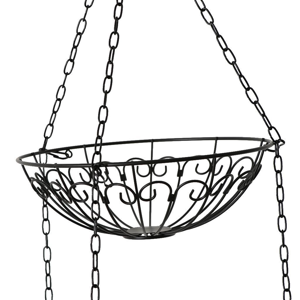 3 Tier Metal Kitchen Wire Vegetable Rack Fruit Hanging Basket Bowl Shower