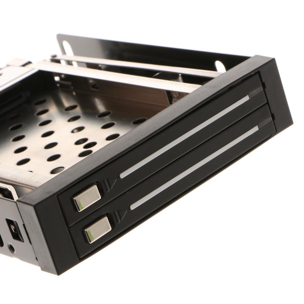 2.5'' Trayless Hot Swap SATA Mobile Rack Backplane Dual Drive SATA Enclosure