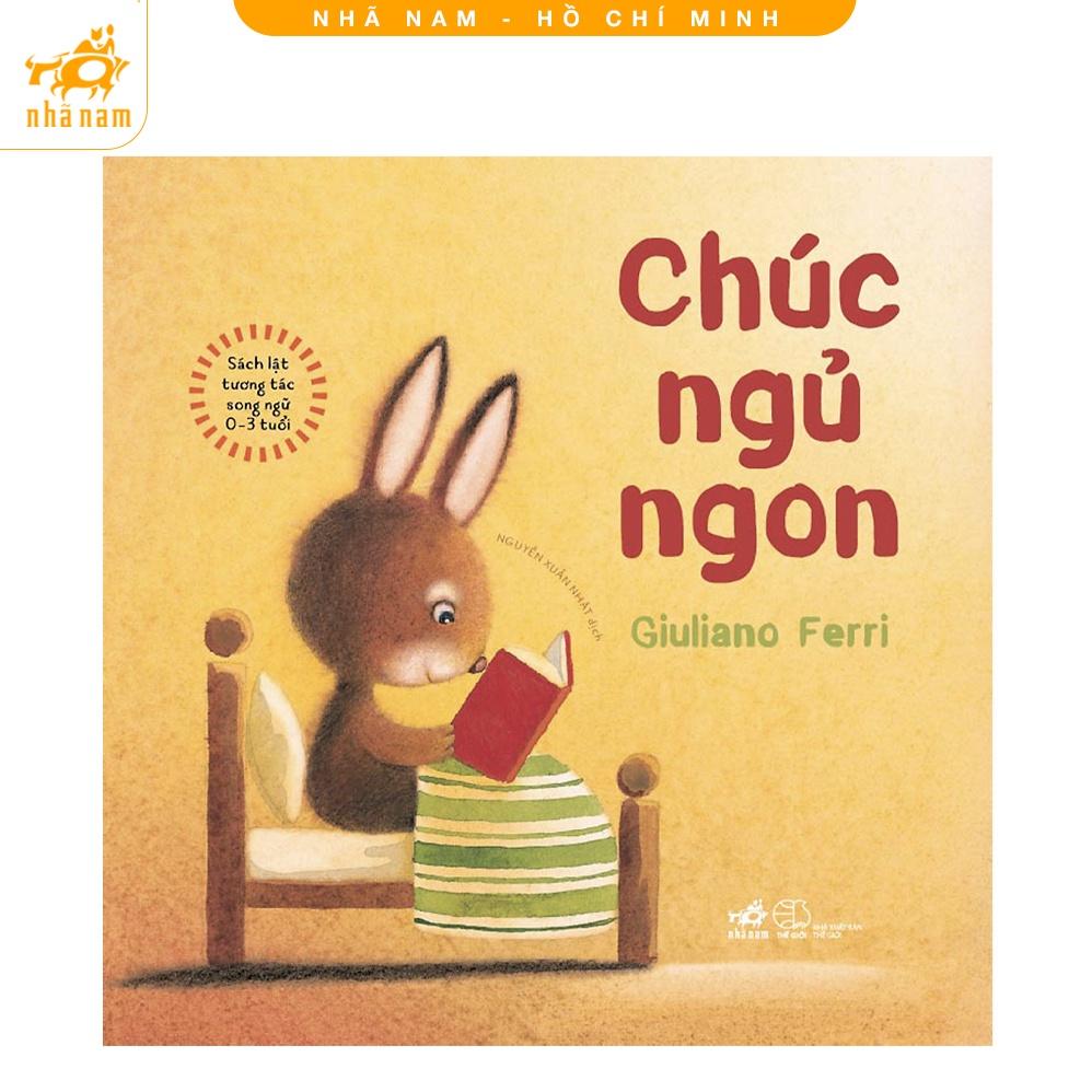 Sách - Sách lật tương tác song ngữ 0-3 tuổi: Chúc ngủ ngon (TB 2021) (Nhã Nam)