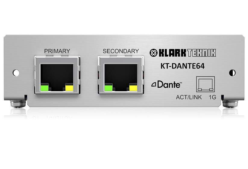 KLARK TEKNIK KT-DANTE64 - Audinate Dante Network Module -Hàng Chính Hãng