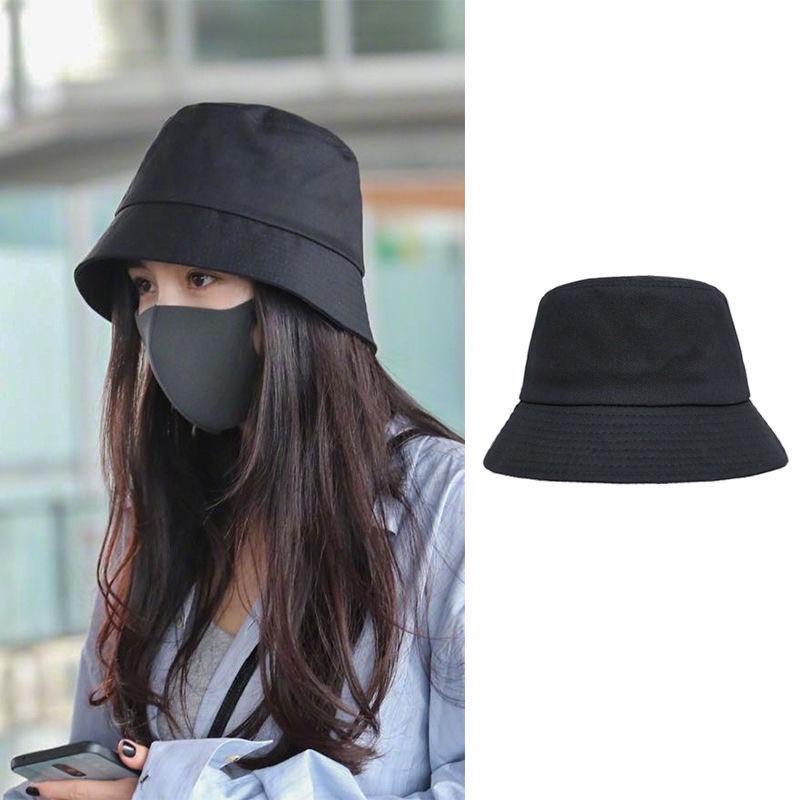 Mũ Bucket trơn unisex thời trang phong cách hàn quốc