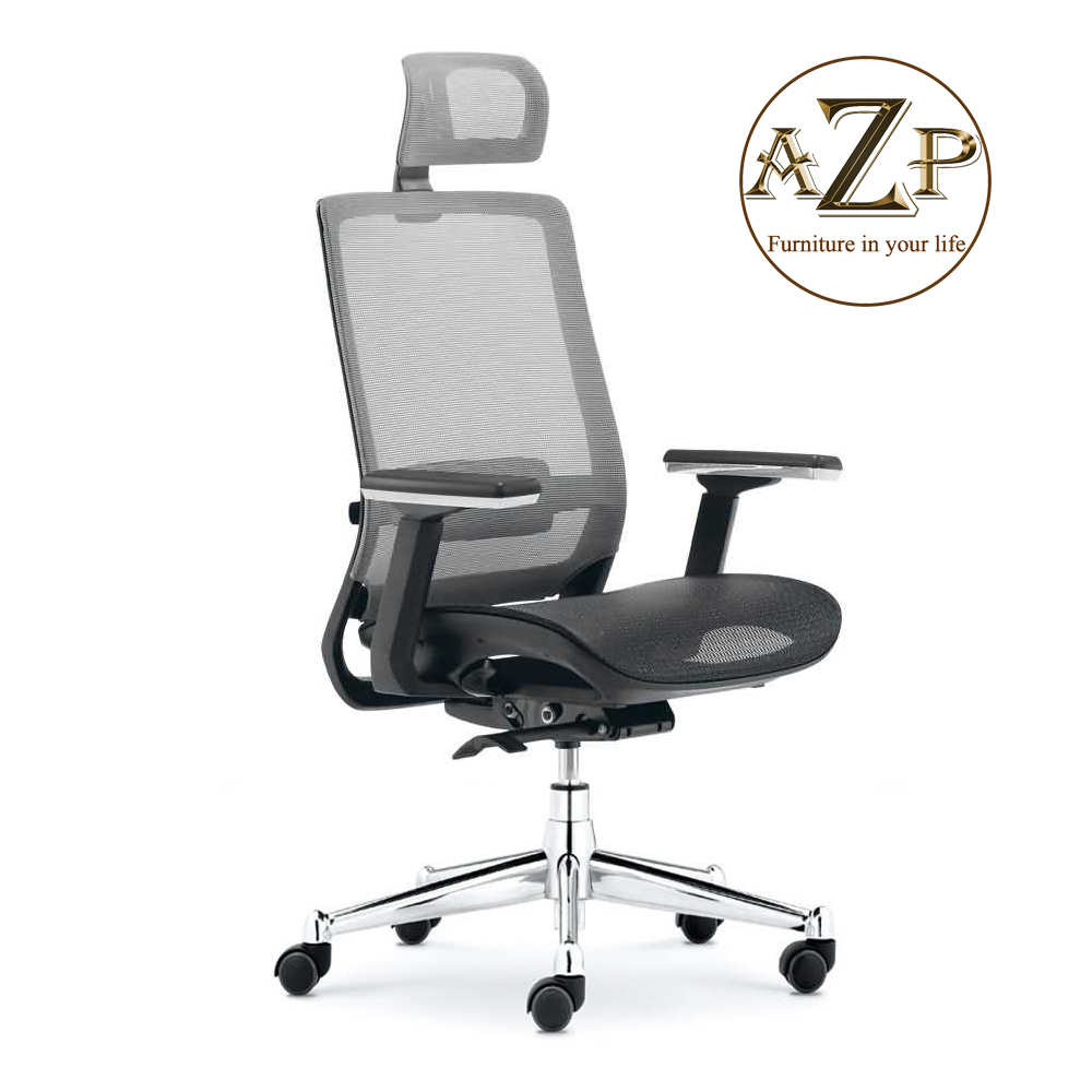 Ghế Giám Đốc AZP FURNITURE Ergonomic AZP-9106 Phân Khúc Cao Cấp - Dòng Full Lưới - Best Choice Hỗ trợ Lưng