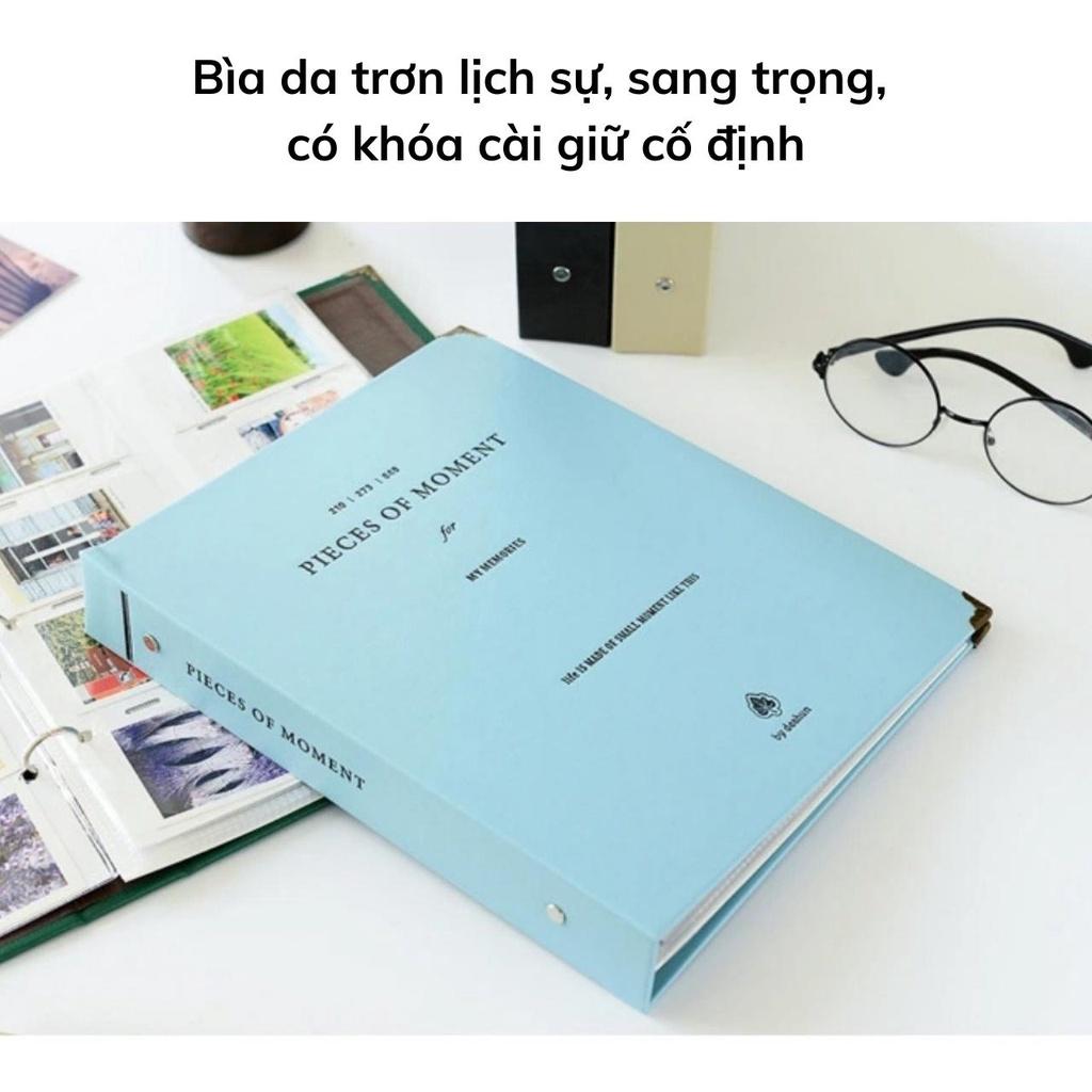 Album ảnh bìa da cao cấp để 400 ảnh 6x9 mini instax, ảnh polaroid, binder card, ảnh thần tượng tại Tú Vy Studio