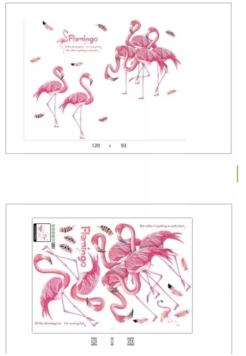 Decal dán tường Đàn hồng hạc - HP518