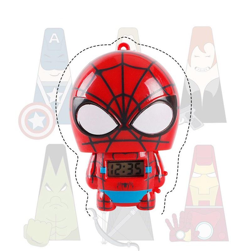 Đồng Hồ Iron Man Spider-Man Biến Hình dễ thương dễ thương H2,Đồng Hồ Công Chúa Helo kitty Dành Cho Bé Gái, Chống Nước