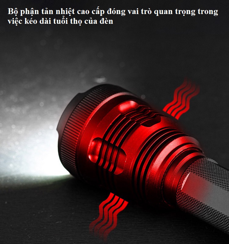 Đèn Pin Siêu Sáng 3 Led P50 Bản Cao Cấp