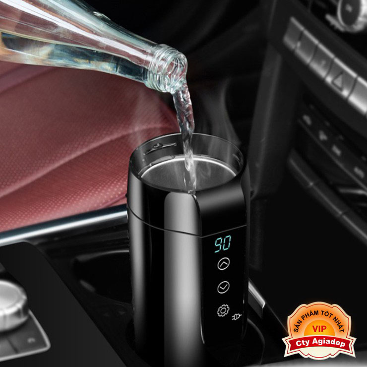 Máy đun nước, làm nóng nước, bình giữ nhiệt trên oto, xe hơi Kemin 350