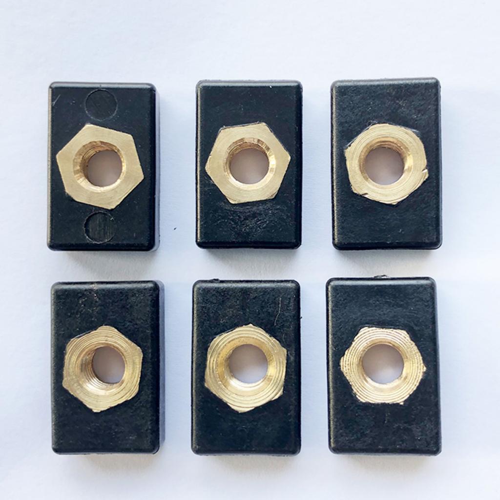 12pcs Kayak Rail/Track Screws Track Nuts Hardware Gear Mount Replacement Kit
