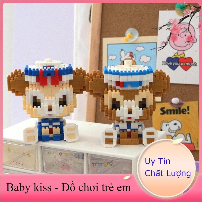 Mô Hình Lắp Ráp Động Vật 3D Đáng Yêu Cho Trẻ - Đồ Chơi Nhựa ABS An Toàn Cho Bé Baby kiss thích hợp làm quà tặng sinh nhật