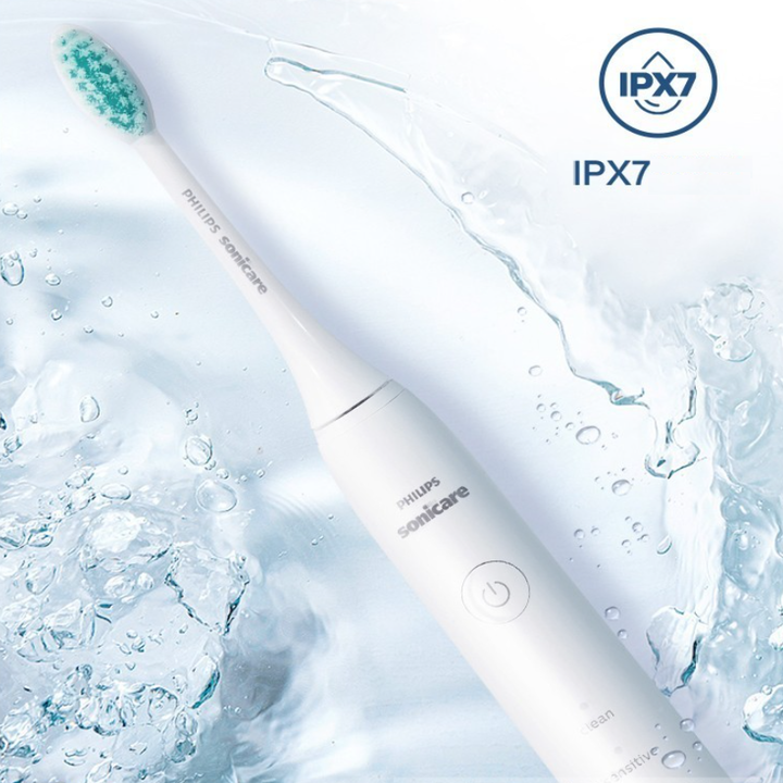 Bàn chải đánh răng điện Philips Sonicare HX2421 tích hợp 2 chế độ làm việc Clean, Sensitive - Hàng Nhập Khẩu