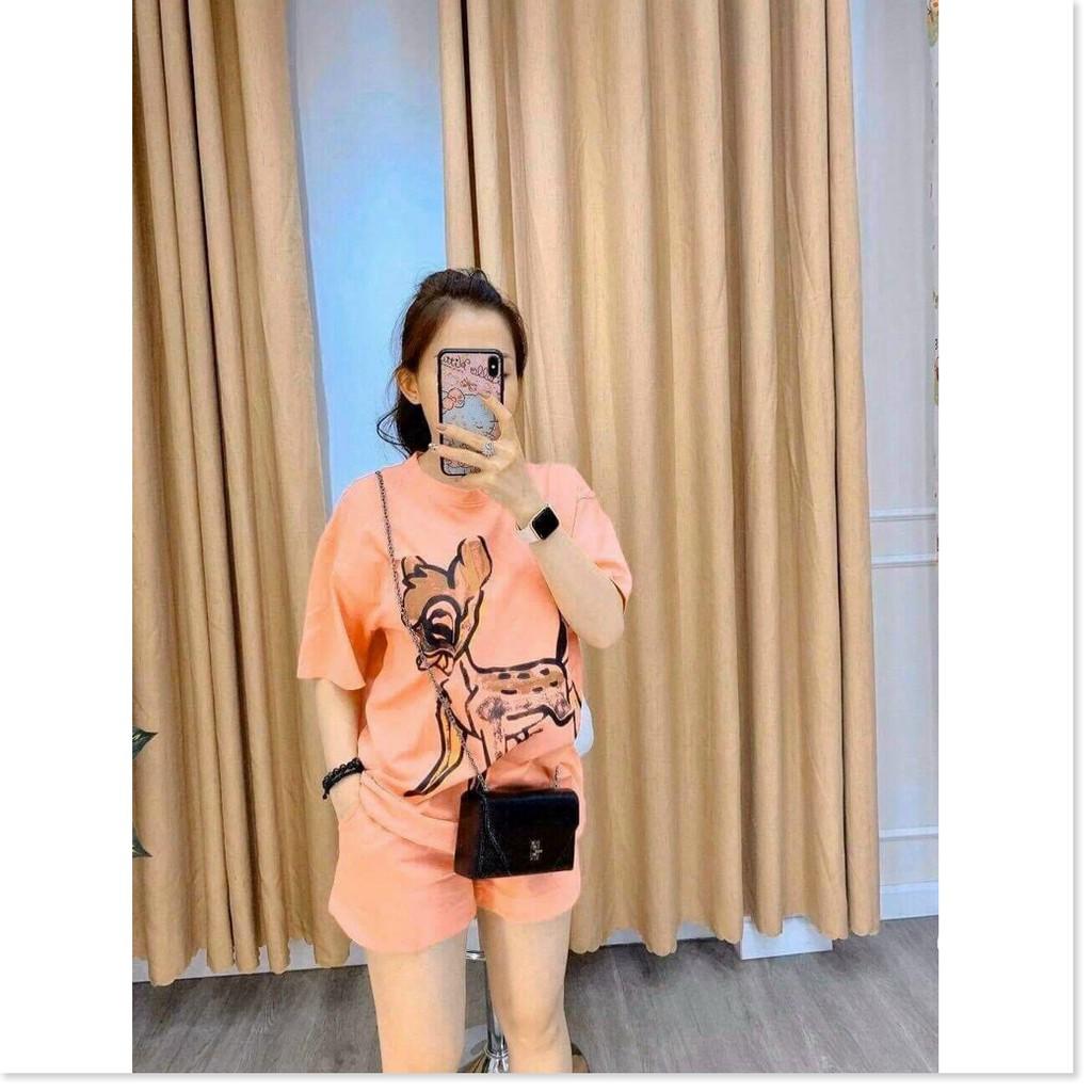 SET BỘ THUN NGẮN HỌA TIẾT XINH XẮN THÍCH HỢP CHO CÁC BẠN NỮ ĐI DẠO PHỐ,ĐI CHƠI... THỜI TRANG KING STORE