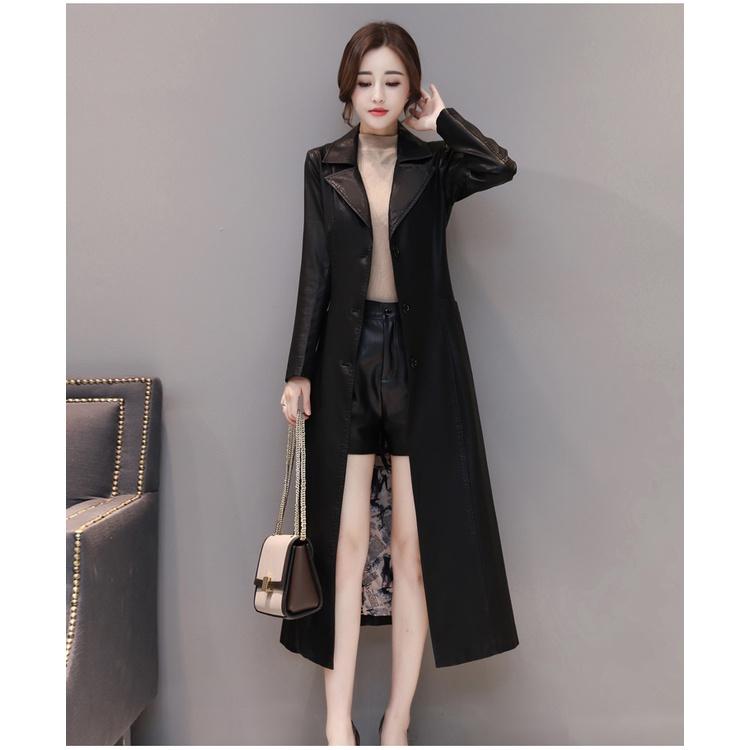 Áo Khoác Da Dáng Dài Cá Tính KD77 - Hàng Quảng Châu Cao Cấp