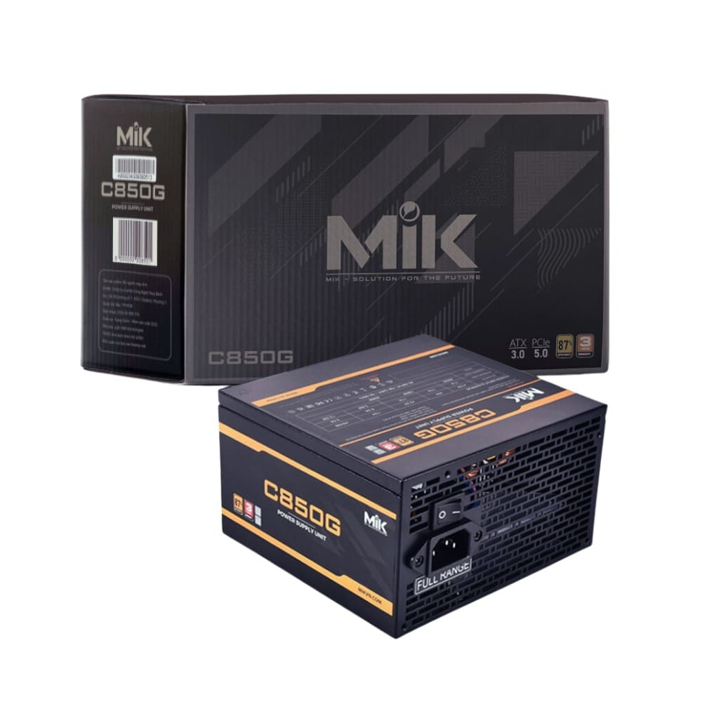 NGUỒN MIK C850G 80PLUS GOLD - Hàng Chính Hãng