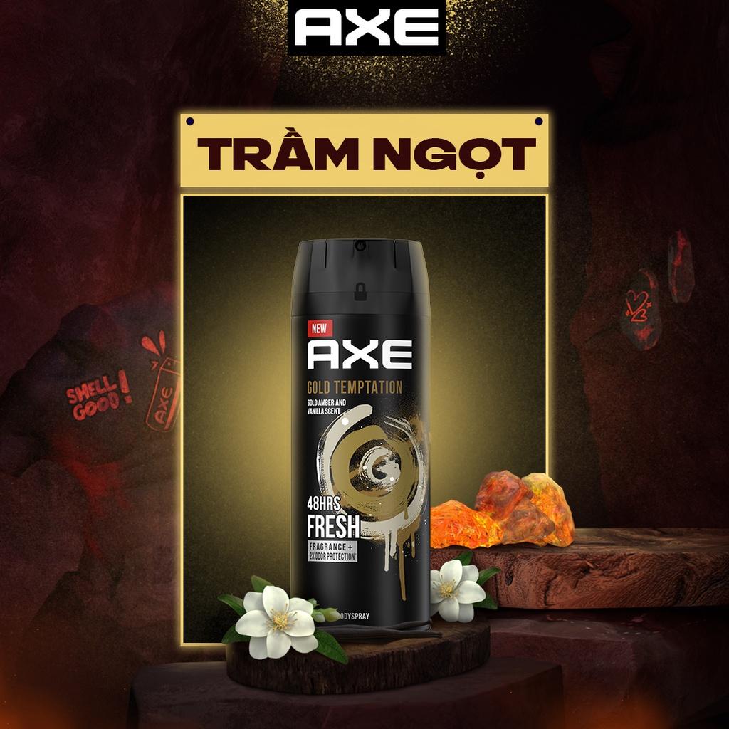 Hình ảnh Xịt ngăn mùi toàn thân AXE Gold Temptation hương ngọt ngào chai 135ml