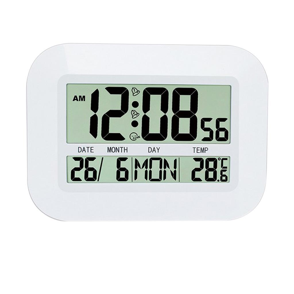 Multifunction Digital Clock Table Wall Clock Temp Meter Alarm Calender Clock