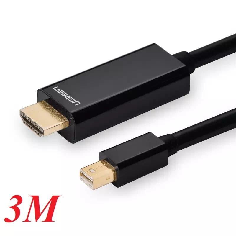 Ugreen UG10436MD101TK 3M màu Đen Cáp chuyển đổi Mini DP sang HDMI hỗ trợ phân phải 1080P - HÀNG CHÍNH HÃNG