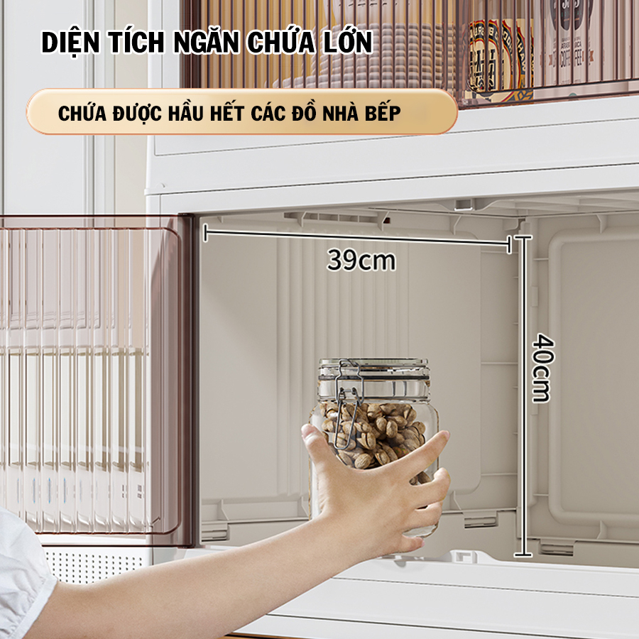 Tủ nhựa đa năng đựng giày dép , nồi chén bát đồ gia dụng quần áo,đồ lót,vớ tất,cà vạt,đồ chơi nhỏ trẻ em, 4 ngăn