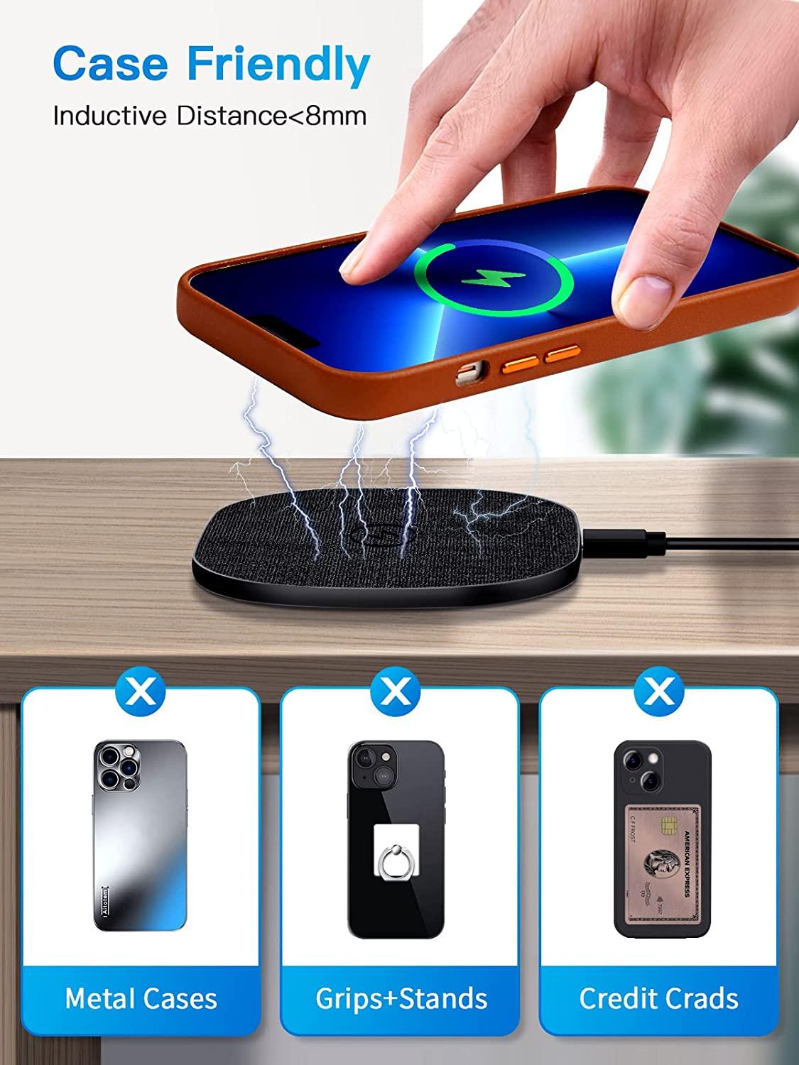 Sạc nhanh không dây cho hầu hết các điện thoại thông minh