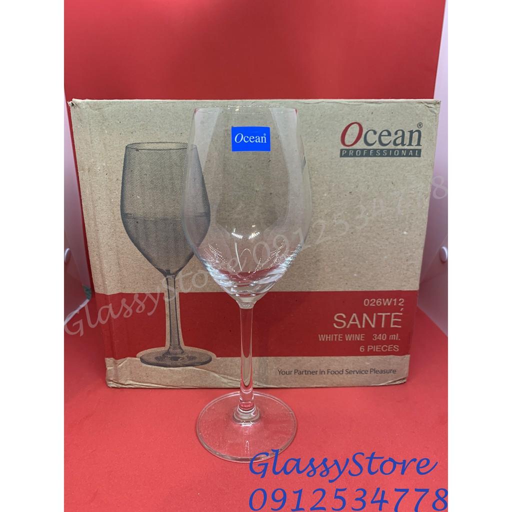 Ly rượu vang thủy tinh Ocean Santé White Wine - 340ml - 1026W12