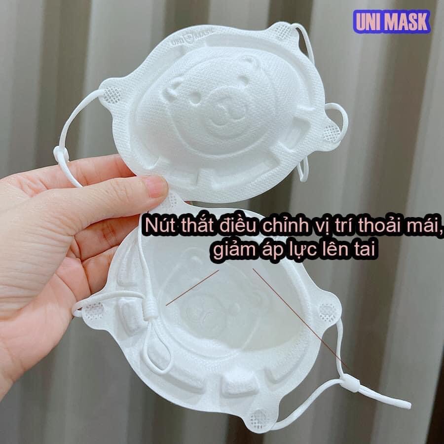 10 bịch khẩu trang gấu cho bé sơ sinh đến 3 tuổi