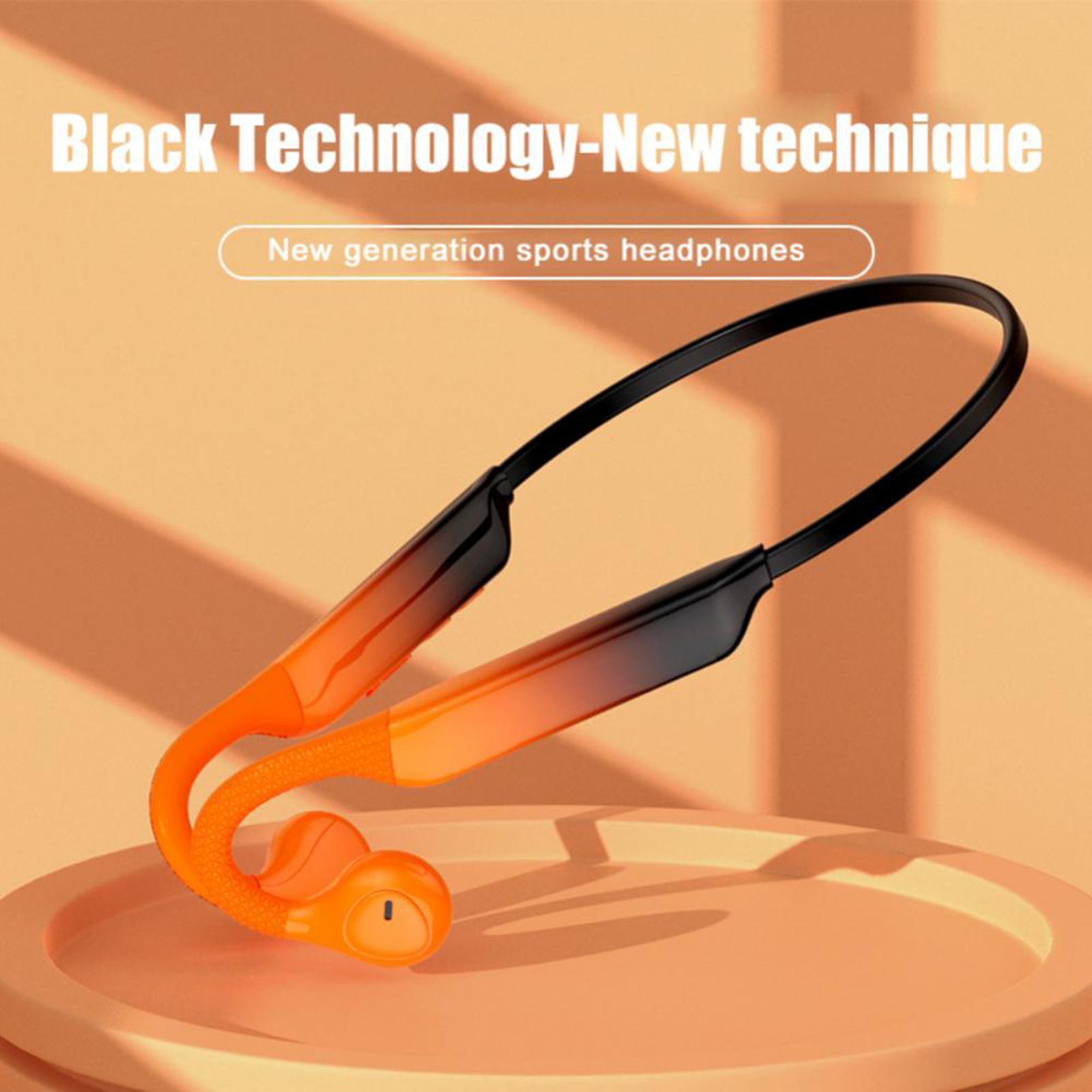 Bluetooth 5.0 Air Conduction Headset, 9D Surround Sound Sport Earphone for Travel Outdoor Sports
