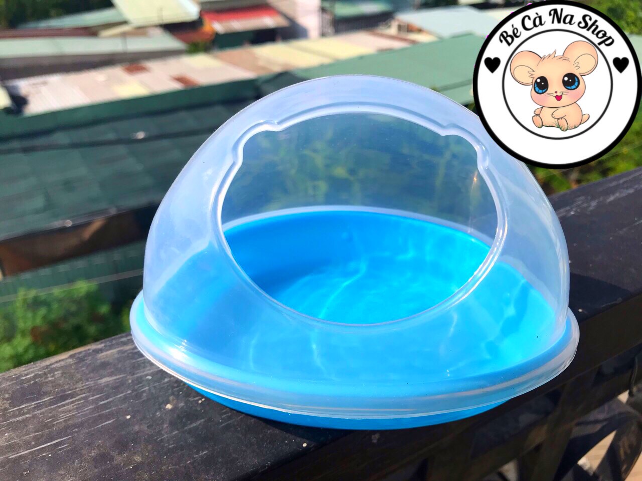 Nhà tắm hình gấu lớn cho hamster