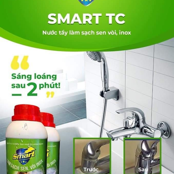 Dung dịch tẩy rửa Sen vòi, nhà tắm Smart - TC