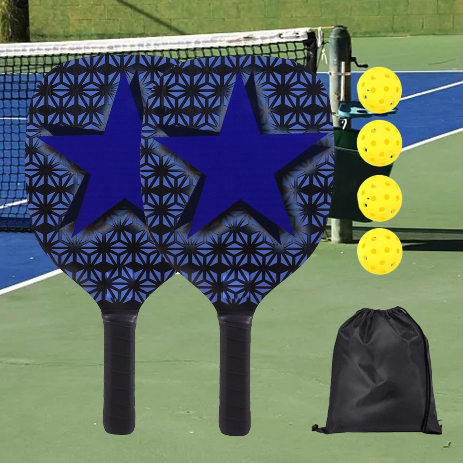 Pickleball Paddles Set of 2 with Storage Bag Pickle Ball Racquets for Indoor Outdoor