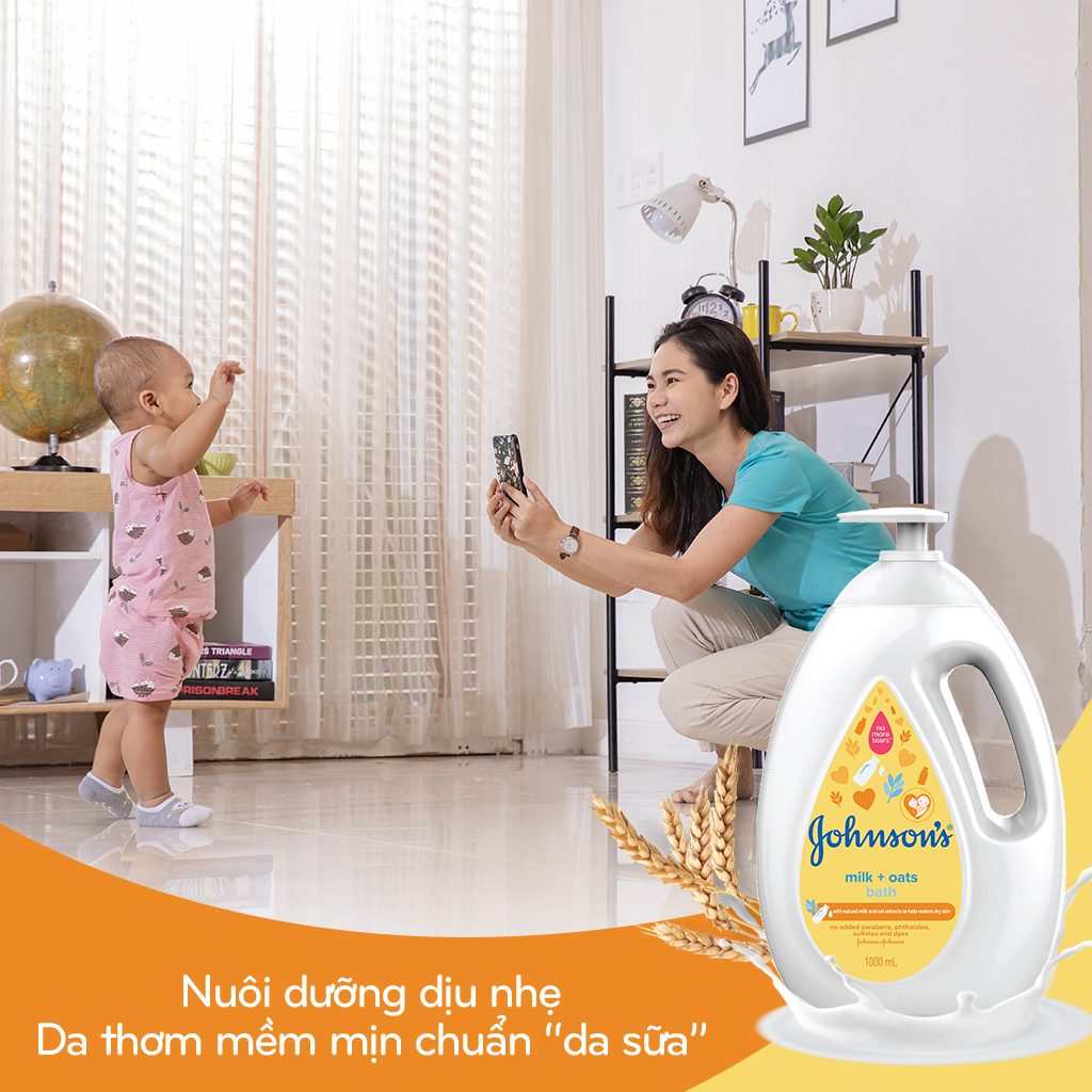 Hình ảnh Sữa Tắm Johnson's Baby cho Bé - Dung Tích 1000ml