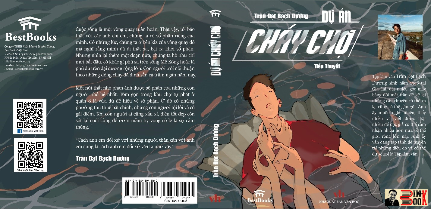 DỰ ÁN CHÁY CHỢ – Trần Đạt Bạch Dương – BestBooks – NXB Văn Học (Bìa mềm)