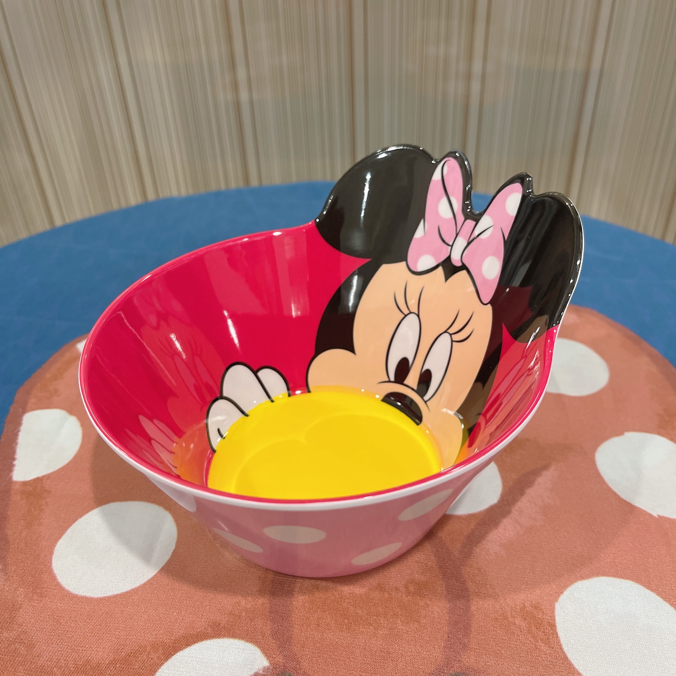 Chén ăn tô nhựa melamine hình chuột Minnie Disney nổi 3D cho trẻ em bé gái - CHENMIN