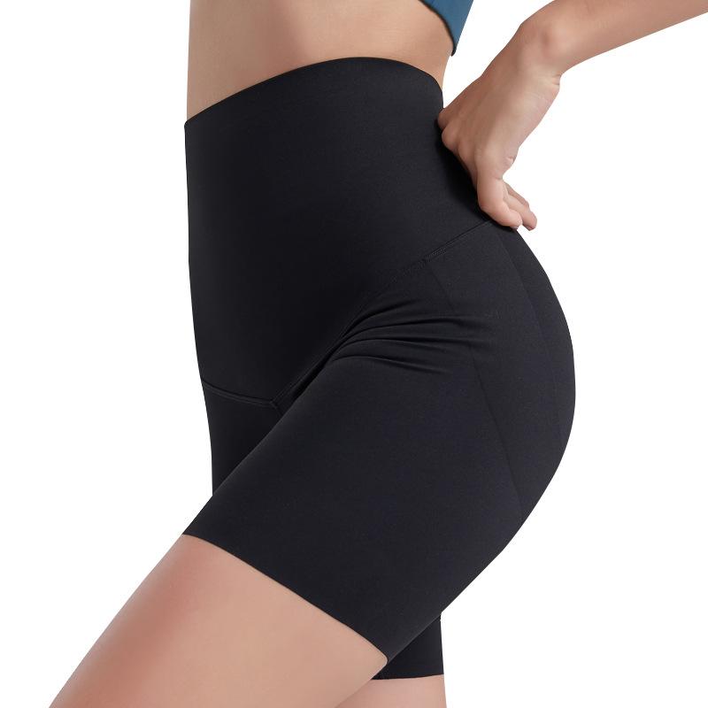 2021 Mới Tập Yoga Quần Short Thể Thao Cao Cấp Mông Thể Dục Chạy Bộ Tập Thể Dục Quần Legging Mềm Nhanh Khô Thoáng Khí 5 Điểm quần
