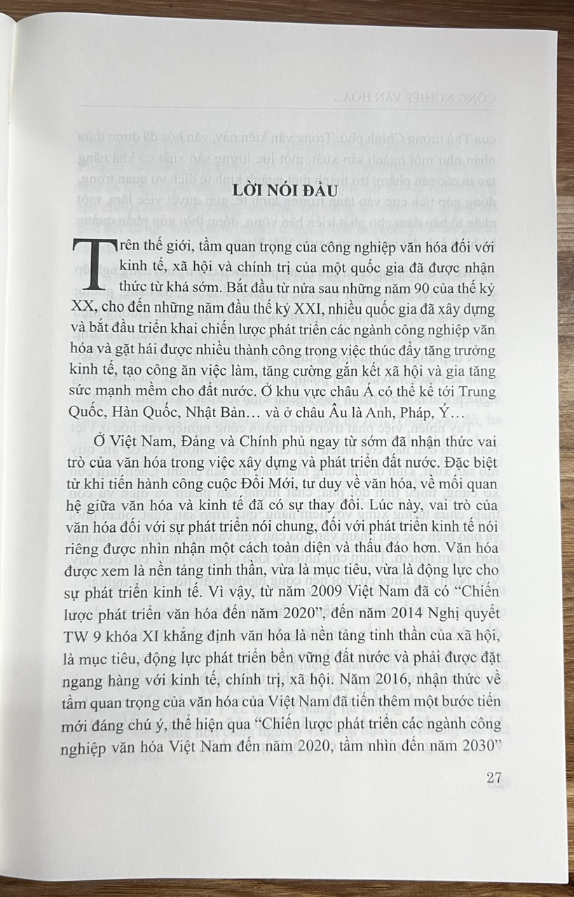 Sách - Công Nghiệp Văn Hoá Ở Một Số Quốc Gia Châu Âu Và Kinh Nghiệm Cho Việt Nam
