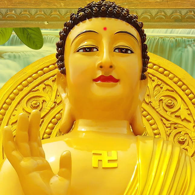 Tranh phật 3d dán tường