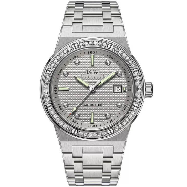 Đồng hồ nam chính hãng IW CARNIVAL IW610G-5 Kính sapphire ,chống xước ,Chống nước 30m ,Bảo hành 24 tháng,Máy cơ ,dây kim loại 316L không gỉ, thiết kế đơn giản dễ đeo