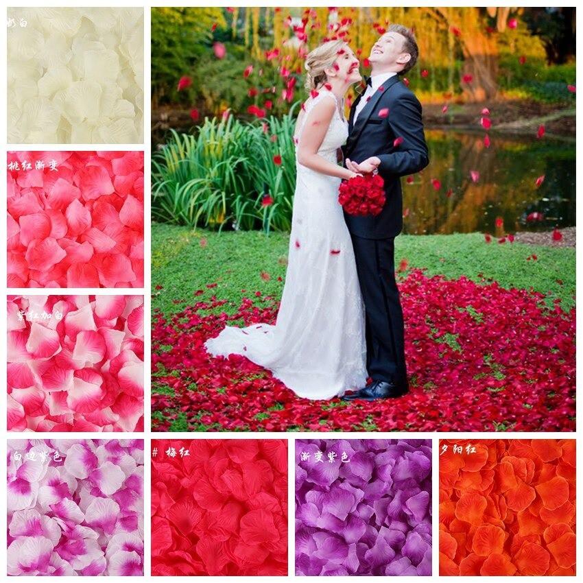 100+ cánh hoa hồng giả bằng vải lụa trang trí phòng cưới, tiệc cưới, tân hôn, tỏ tình, kỷ niệm
