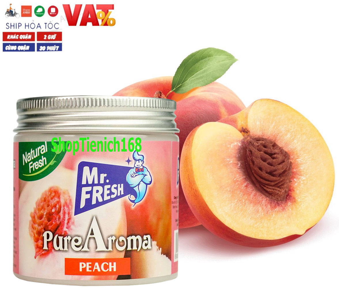 [Audit Supplement 2025-10-21 84175] Sáp Thơm Phòng Khử Mùi Pure Aroma 230g Hương Đào