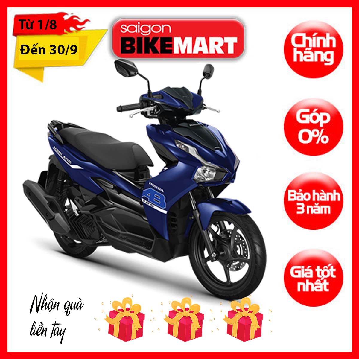 Xe Máy Honda Air Blade 125 Phiên Bản Tiêu Chuẩn 2023