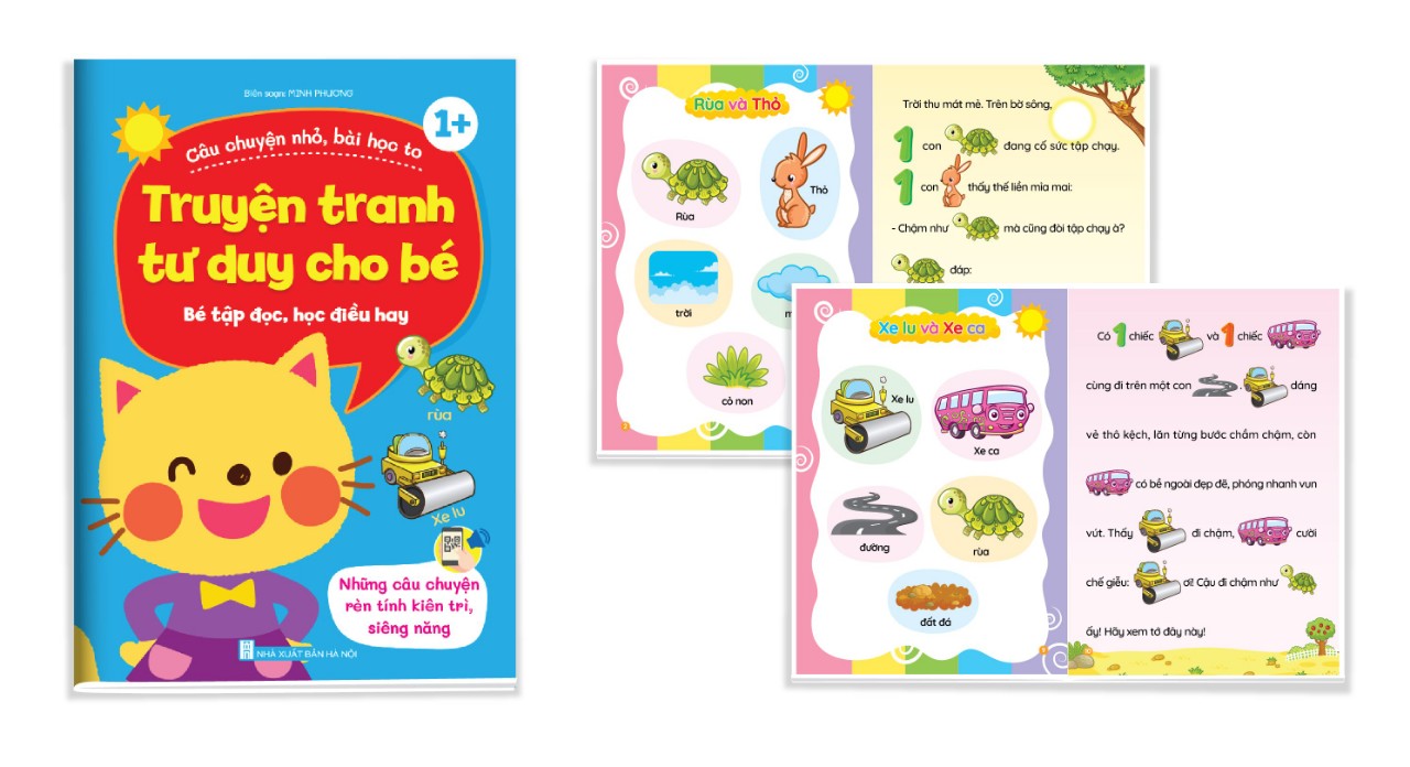 Truyện tranh tư duy cho bé - Bộ 8 cuốn cho bé tập đọc, học điều hay - Những câu chuyện dạy con luôn ngoan ngoãn, vâng lời cha mẹ 1+
