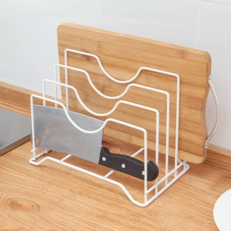 Giá để nắp xoong nồi, thớt tiện lợi cho nhà bếp