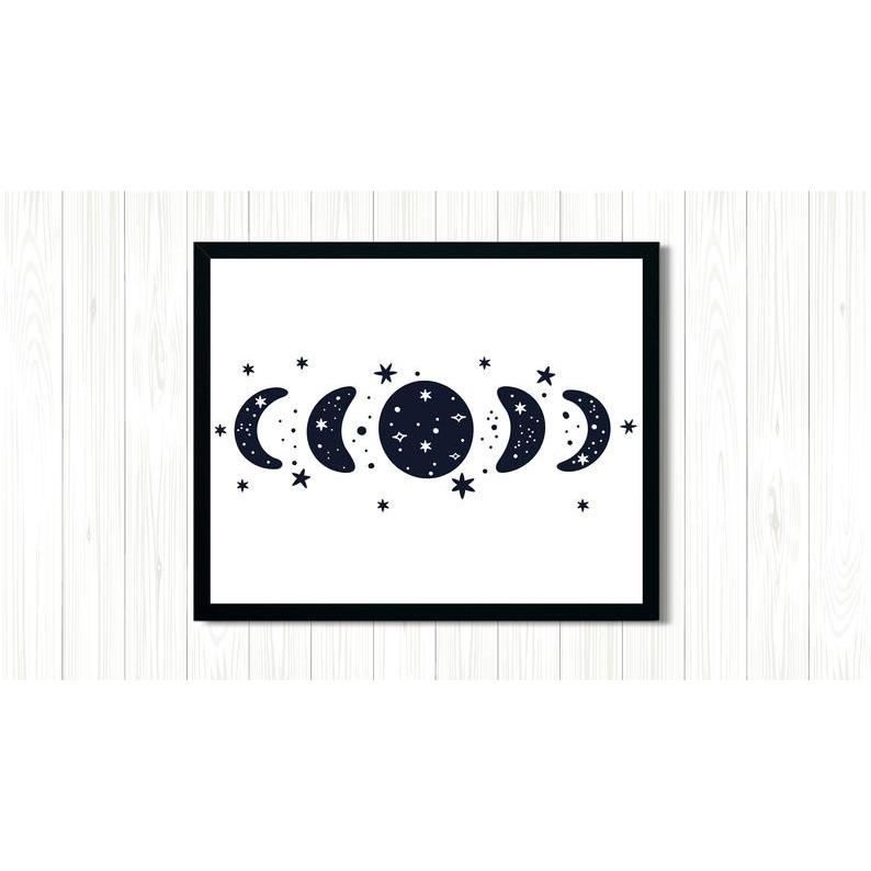 Tranh treo tường | Tranh cho bé-Printable Moon Wall Art for Home Decor 79 , tranh canvas giá rẻ