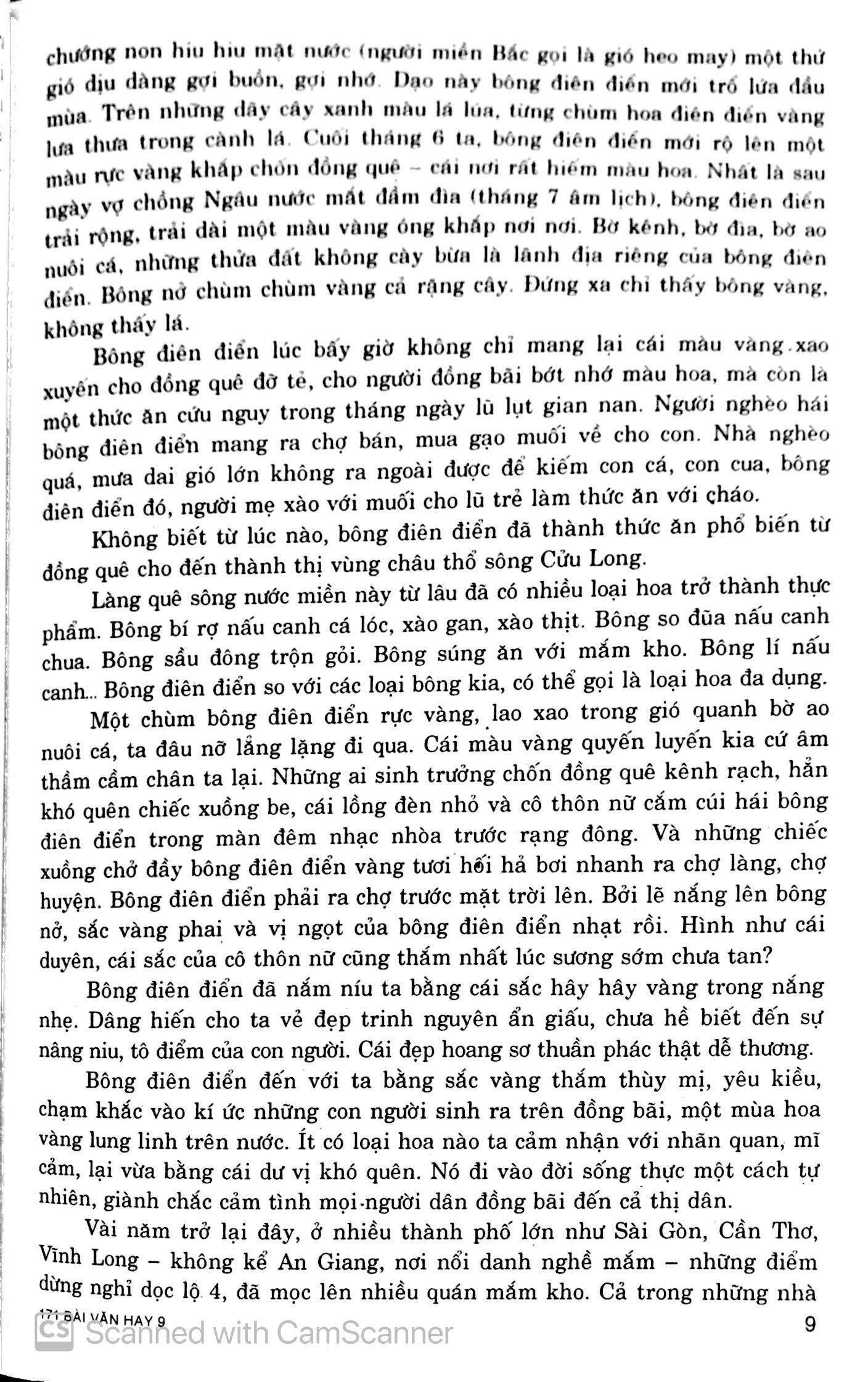171 Bài Văn Hay Lớp 9 - Tái Bản